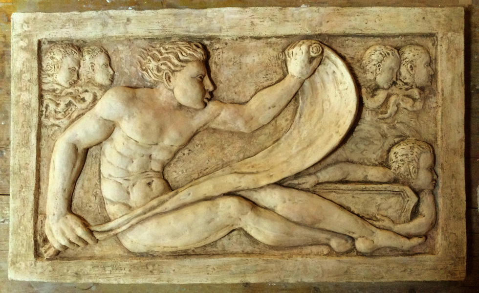 bassorilievo marmo classico scultura mitologica